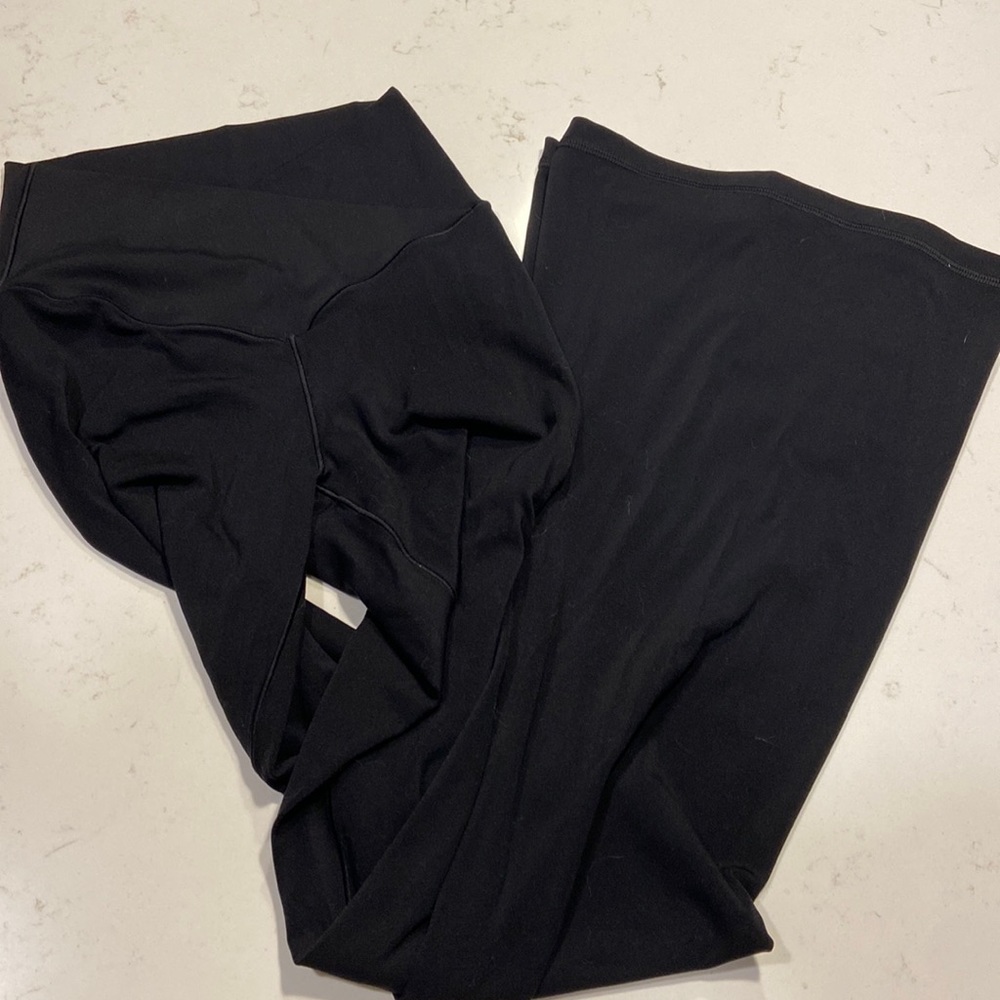 Aerie Real Me High Waisted Crossover Super Flare Legging